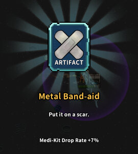 Metalen pleister - Metal Band-aid